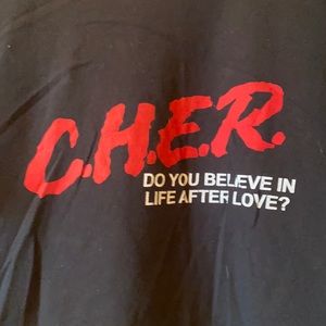 Cher / D.a.r.e. Screen printed tee